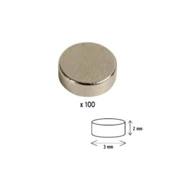 Pièces De Modèle Boutique 9 Aimants 3mm X 2mm Néodyme X100