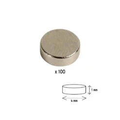 Pièces De Modèle Boutique 11 Aimants 4mm X 1mm Néodyme X100