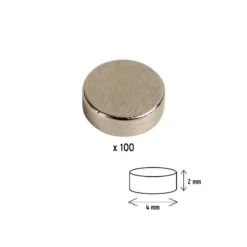 Aimants 4mm X 2mm Néodyme X100