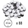 Aimants Adhésifs Ronds 20mm X88 -Pièces De Modèle Boutique aimants adhesifs ronds 20mm x88