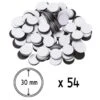 Aimants Adhésifs Ronds 30mm X54 -Pièces De Modèle Boutique aimants adhesifs ronds 30mm x54