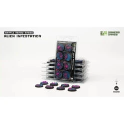 Alien Infestation Socles, Rond 32mm (x8) -Pièces De Modèle Boutique alien infestation socles rond 32mm x8 3