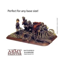 The Army Painter Basing : Battlefield Razorwire -Pièces De Modèle Boutique basing battlefield razorwire 4