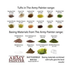 The Army Painter Basing : Battlefield Rocks -Pièces De Modèle Boutique basing battlefield rocks 5