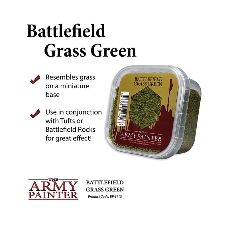 The Army Painter Basing : Grass Green 3 The Army Painter Basing : Grass Green
