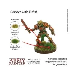 The Army Painter Basing : Steppe Grass -Pièces De Modèle Boutique basing steppe grass 3