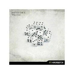 Battle Dice 12mm X25 - Blanc