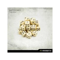 Battle Dice 12mm X25 - Ivoire