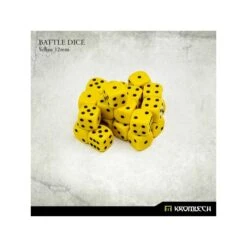 Battle Dice 12mm X25 - Jaune