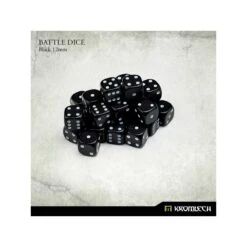 Battle Dice 12mm X25 - Noir