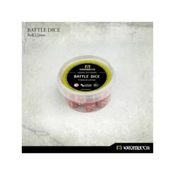 Battle Dice 12mm X25 - Rouge