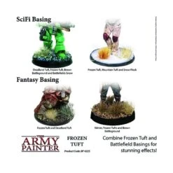 The Army Painter Battlefields : Frozen Tuft -Pièces De Modèle Boutique battlefields frozen tuft 4