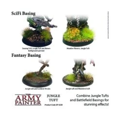 The Army Painter Battlefields : Jungle Tuft -Pièces De Modèle Boutique battlefields jungle tuft 1 4