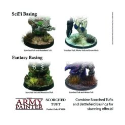 The Army Painter Battlefields : Scorched Tuft -Pièces De Modèle Boutique battlefields scorched tuft 4
