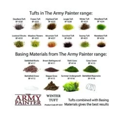 The Army Painter Battlefields : Winter Tuft -Pièces De Modèle Boutique battlefields winter tuft 5