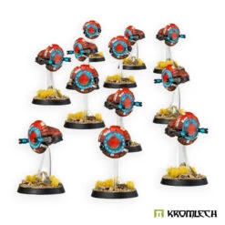 Caste Enclaves Attack Drone Swarm