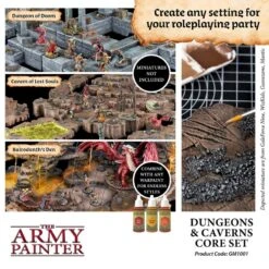 The Army Painter GameMaster : Dungeons & Cavern Core Set -Pièces De Modèle Boutique gamemaster dungeons cavern core set 3
