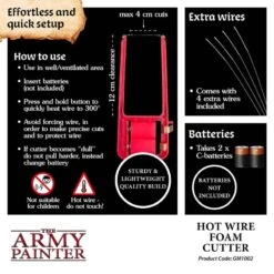 The Army Painter GameMaster : Hot Wire Foam Cutter -Pièces De Modèle Boutique gamemaster hot wire foam cutter 4