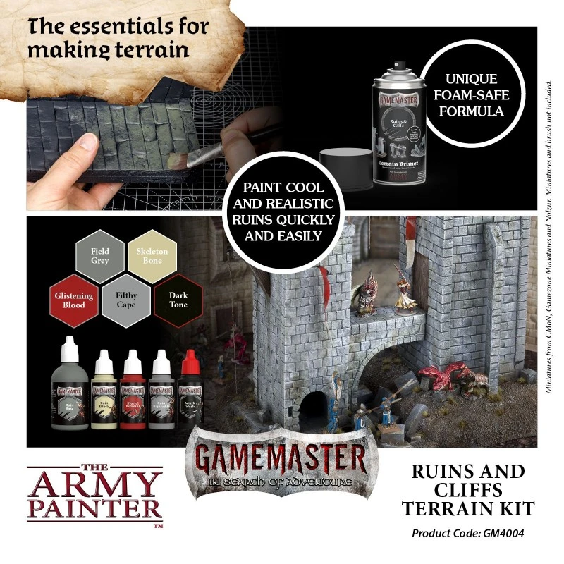 The Army Painter GameMaster Terrain Kit : Ruins & Cliffs 4 The Army Painter GameMaster Terrain Kit : Ruins & Cliffs – Image 2