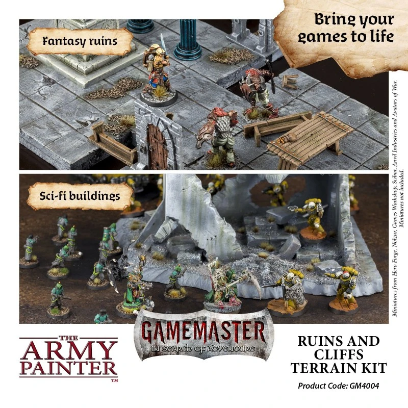The Army Painter GameMaster Terrain Kit : Ruins & Cliffs 9 The Army Painter GameMaster Terrain Kit : Ruins & Cliffs – Image 7