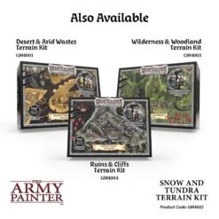 The Army Painter GameMaster Terrain Kit : Snow & Tundra -Pièces De Modèle Boutique gamemaster terrain kit snow tundra 5