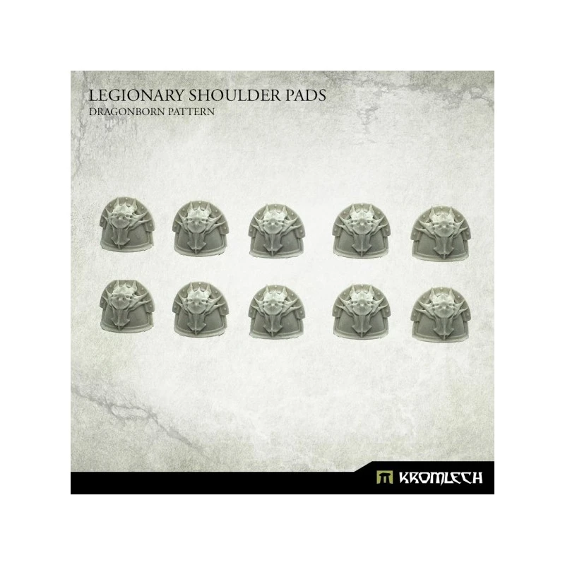 Legionary Shoulder Pads: Dragon Pattern 6 Legionary Shoulder Pads: Dragon Pattern – Image 4