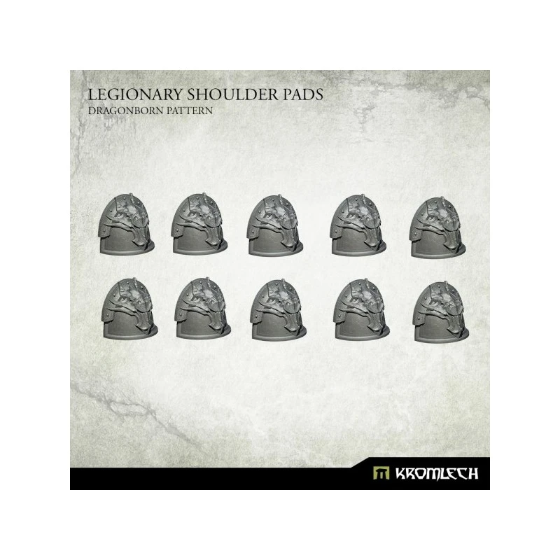 Legionary Shoulder Pads: Dragon Pattern 3 Legionary Shoulder Pads: Dragon Pattern