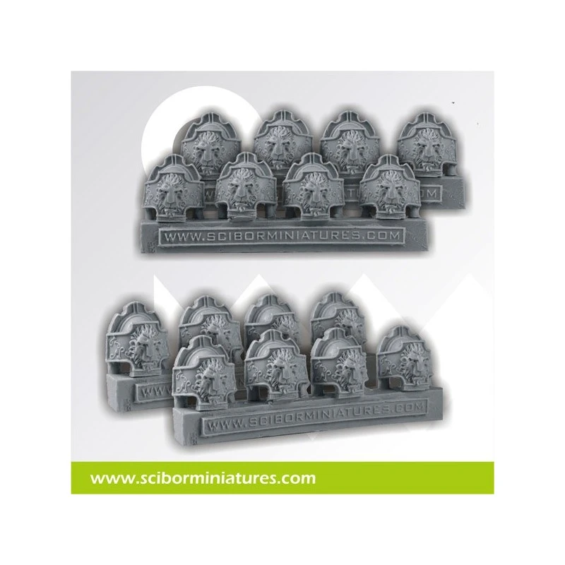 Lion Épaulières V2 3 Lion Épaulières V2