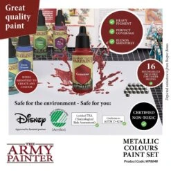 The Army Painter Metallic Colours Paint Set -Pièces De Modèle Boutique metallic colours paint set 3
