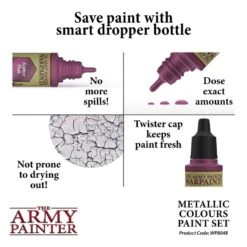 The Army Painter Metallic Colours Paint Set -Pièces De Modèle Boutique metallic colours paint set 4