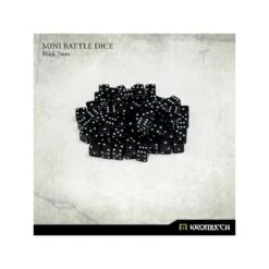 Mini Battle Dice 7mm X100 - Noir