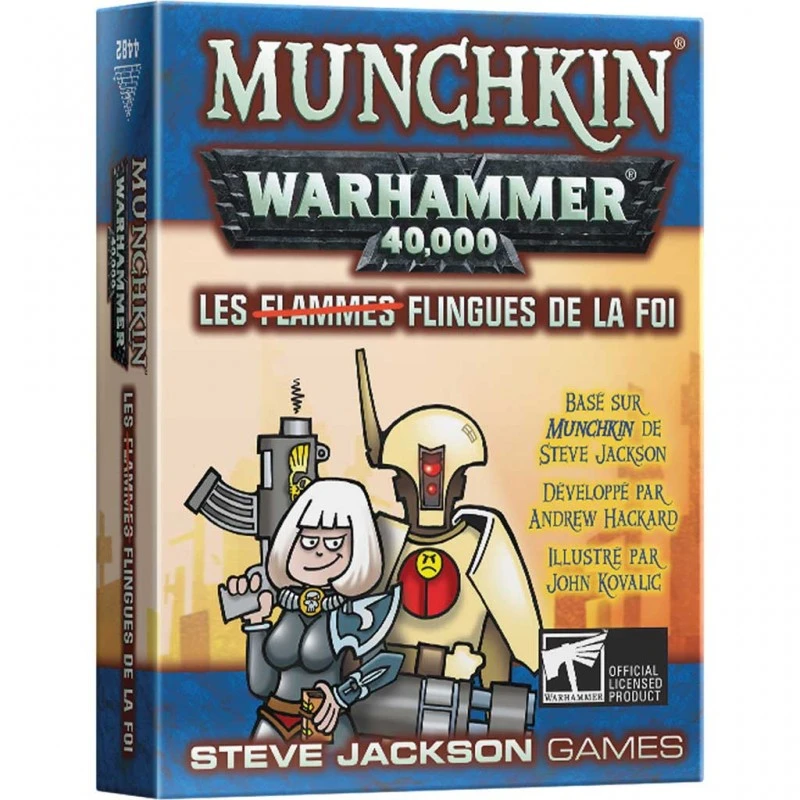 Edge Munchkin Warhammer 40.000 - Extension Les Flingues De La Foi - Version Française 3 Edge Munchkin Warhammer 40.000 - Extension Les Flingues De La Foi - Version Française