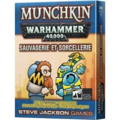 Edge Munchkin Warhammer 40.000 - Extension Sauvagerie Et Sorcellerie - Version Française -Pièces De Modèle Boutique munchkin warhammer 40000 extension sauvagerie et sorcellerie version francaise 2