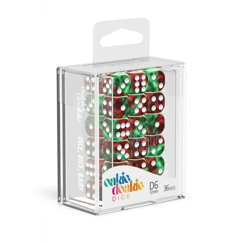 Oakie Doakie Dice - Dés D6 12 Mm Gemidice - Bloody Jungle (36) 5 Oakie Doakie Dice - Dés D6 12 Mm Gemidice - Bloody Jungle (36) – Image 3