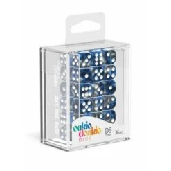 Oakie Doakie Dice - Dés D6 12 Mm Gemidice - Liquid Steel (36) -Pièces De Modèle Boutique oakie doakie dice des d6 12 mm gemidice liquid steel 36 2