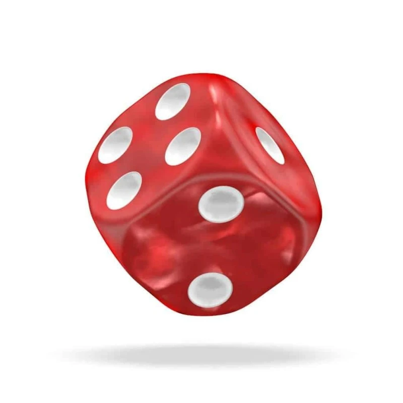Oakie Doakie Dice - Dés D6 12 Mm Marble - Rouge (36) 4 Oakie Doakie Dice - Dés D6 12 Mm Marble - Rouge (36) – Image 2