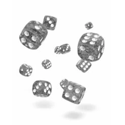 Oakie Doakie Dice - Dés D6 12 Mm Speckled - Noir (36)