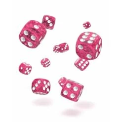 Oakie Doakie Dice - Dés D6 12 Mm Speckled - Rose (36)