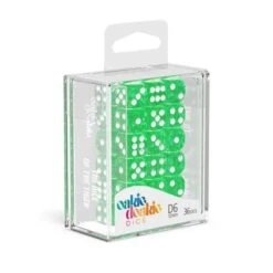 Oakie Doakie Dice - Dés D6 12 Mm Speckled - Vert (36) -Pièces De Modèle Boutique oakie doakie dice des d6 12 mm speckled vert 36 2