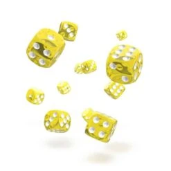 Oakie Doakie Dice - Dés D6 12 Mm Translucent - Jaune (36)
