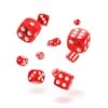 Oakie Doakie Dice - Dés D6 12 Mm Translucent - Rouge (36) -Pièces De Modèle Boutique oakie doakie dice des d6 12 mm translucent rouge 36