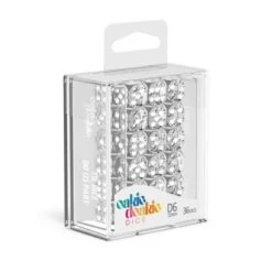 Oakie Doakie Dice - Dés D6 12 Mm Translucent - Transparent (36) -Pièces De Modèle Boutique oakie doakie dice des d6 12 mm transparent jaune 36 2