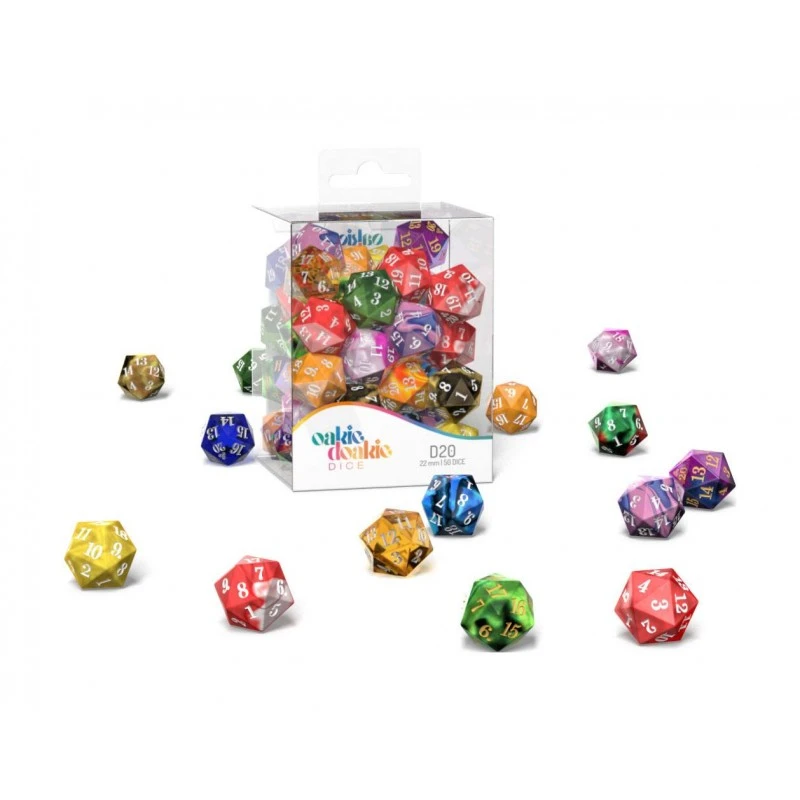 Oakie Doakie Dice - Set De Dés Spindown D20 (50) 4 Oakie Doakie Dice - Set De Dés Spindown D20 (50) – Image 2
