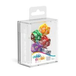 Oakie Doakie Dice - Set De Dés Spindown D20 - Gemidice (5) -Pièces De Modèle Boutique oakie doakie dice set de des spindown d20 gemidice 5 1