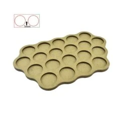 Plateau De Mouvement - 20 Socles De 25mm - Espacement 5mm