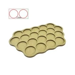 Plateau De Mouvement - 20 Socles De 32mm - Espacement 2.5mm