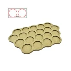 Plateau De Mouvement - 20 Socles De 32mm - Espacement 5mm