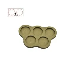 Plateau De Mouvement - 5 Socles De 32mm - Espacement 5mm