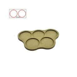 Plateau De Mouvement - 5 Socles De 40mm - Espacement 2.5mm