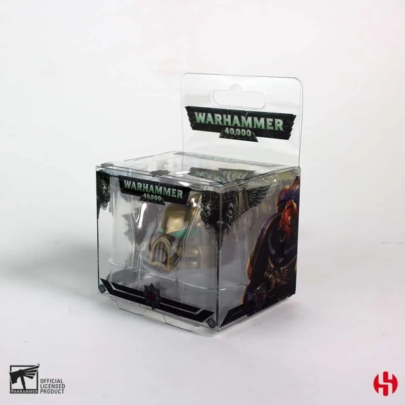 Porte-Clés Casque Space Marine MKVII Or - Warhammer 40k 6 Porte-Clés Casque Space Marine MKVII Or - Warhammer 40k – Image 4